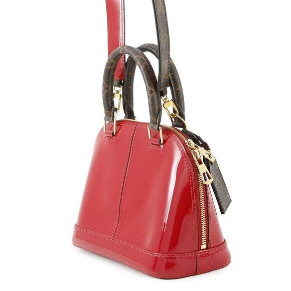 LOUIS VUITTON Alma Size BB Monogram Vernis Leather scarlet M52498 - Picture 2 of 16